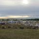 More than a thousand people gather at an encampment near North Dakota’s Standing Rock Sioux reservation, September 2016. Photo via AP.